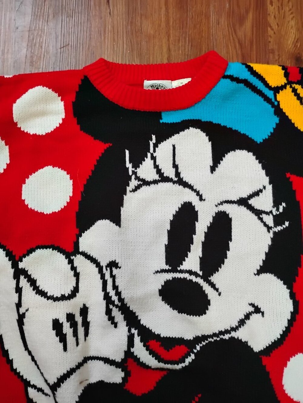 Vintage Mickey & Co. Minnie Mouse AOP Crewneck Sweater